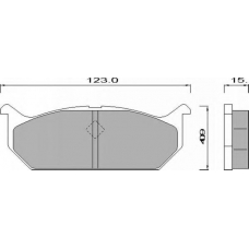 441881 ROULUNDS Комплект тормозных колодок, дисковый тормоз