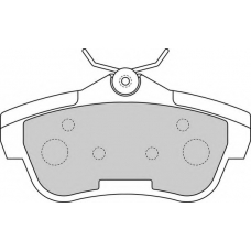 DBP341772 DURON Комплект тормозных колодок, дисковый тормоз
