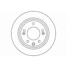 MDC2055 MINTEX Тормозной диск