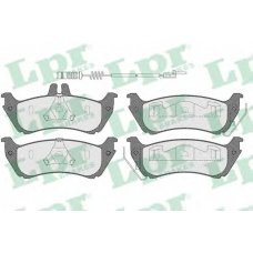 05P1000A LPR Комплект тормозных колодок, дисковый тормоз