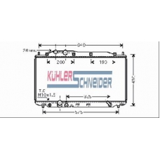 0100481 KUHLER SCHNEIDER Радиатор, охлаждение двигател