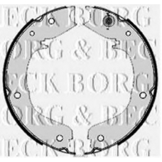 BBS6423 BORG & BECK Комплект тормозных колодок