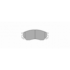 860 SIMER Комплект тормозных колодок, дисковый тормоз