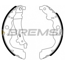 GF0390 BREMSI Комплект тормозных колодок