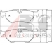 36900 ABS Комплект тормозных колодок, дисковый тормоз