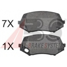 37771 OE ABS Комплект тормозных колодок, дисковый тормоз