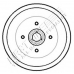 FBR963 FIRST LINE Тормозной барабан