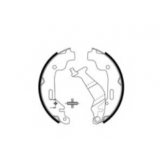 VBS685 MOTAQUIP Комплект тормозных колодок