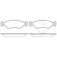 2285.15 ROADHOUSE Комплект тормозных колодок, дисковый тормоз