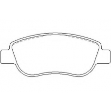 MDB2792 MINTEX Комплект тормозных колодок, дисковый тормоз