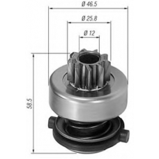940113020138 MAGNETI MARELLI Ведущая шестерня, стартер