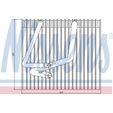 92270 NISSENS Испаритель, кондиционер