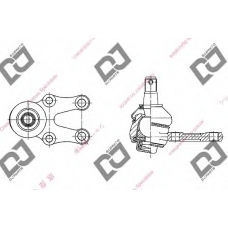 DB1008 DJ PARTS Несущий / направляющий шарнир