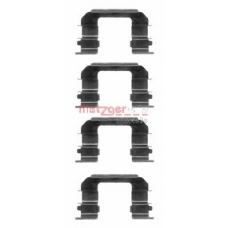 109-1287 METZGER Комплектующие, колодки дискового тормоза