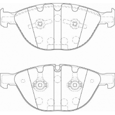 FD7240A NECTO Комплект тормозных колодок, дисковый тормоз