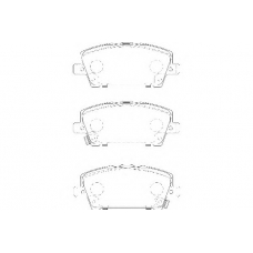 WBP24087A WAGNER LOCKHEED Комплект тормозных колодок, дисковый тормоз