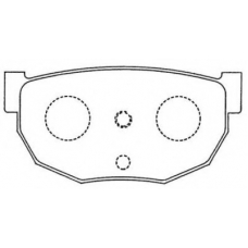 ASN-89 AISIN Комплект тормозных колодок, дисковый тормоз
