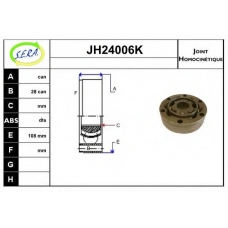 JH24006K SERA Шарнирный комплект, приводной вал