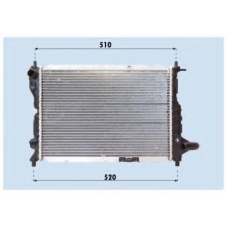 0131.3024 FRIGAIR Радиатор, охлаждение двигателя