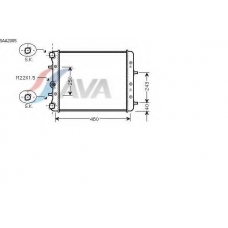 SAA2005 AVA Радиатор, охлаждение двигателя