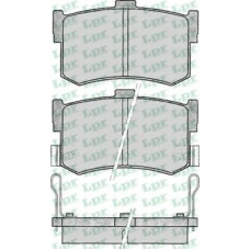 05P079 LPR Комплект тормозных колодок, дисковый тормоз