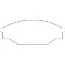 WBP21158A WAGNER LOCKHEED Комплект тормозных колодок, дисковый тормоз