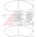 37332 ABS Комплект тормозных колодок, дисковый тормоз