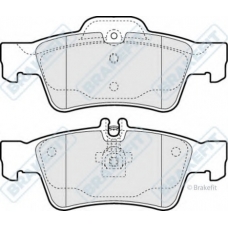 PD3187 APEC Комплект тормозных колодок, дисковый тормоз