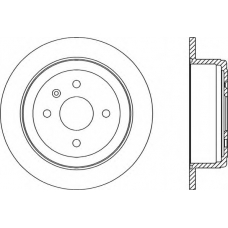 BDA2012.10 OPEN PARTS Тормозной диск