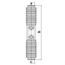 83591 SPIDAN Пыльник, рулевое управление