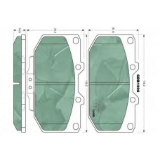 GDB1006 TRW Комплект тормозных колодок, дисковый тормоз