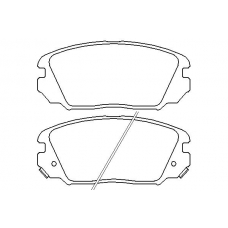 MDB2920 MINTEX Комплект тормозных колодок, дисковый тормоз