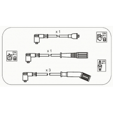 FAS30 JANMOR Комплект проводов зажигания