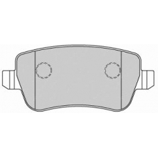 FD7193A NECTO Комплект тормозных колодок, дисковый тормоз
