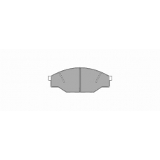 386 SIMER Комплект тормозных колодок, дисковый тормоз