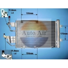 16-1099 AUTO AIR GLOUCESTER Конденсатор, кондиционер