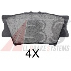 37545 OE ABS Комплект тормозных колодок, дисковый тормоз