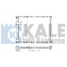 208700 KALE OTO RADYATOR Радиатор, охлаждение двигателя