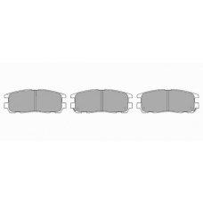 804.1 SIMER Комплект тормозных колодок, дисковый тормоз