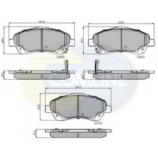 CBP31140 COMLINE Комплект тормозных колодок, дисковый тормоз