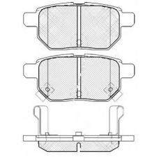 FP1354 FIT Комплект тормозных колодок, дисковый тормоз