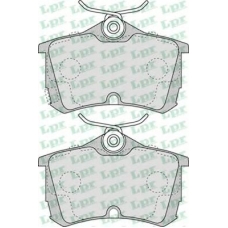 05P1037 LPR Комплект тормозных колодок, дисковый тормоз