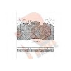 RB1789 R BRAKE Комплект тормозных колодок, дисковый тормоз