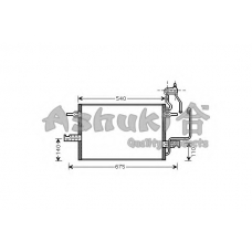QO59-09 ASHUKI Конденсатор, кондиционер
