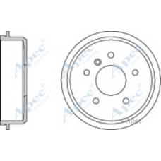 DRM9165 APEC Тормозной барабан