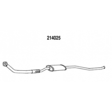 394321402500 MAGNETI MARELLI Выпускной трубопровод