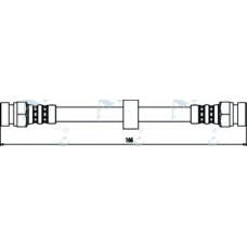HOS3449 APEC Тормозной шланг