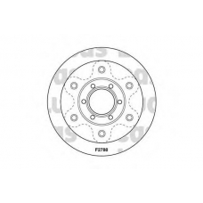 DF2788S TRW Тормозной диск