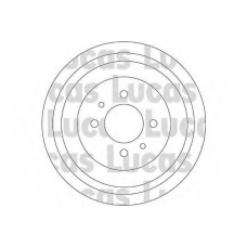 DB4218 TRW Тормозной барабан