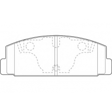 WBP20328A WAGNER LOCKHEED Комплект тормозных колодок, дисковый тормоз